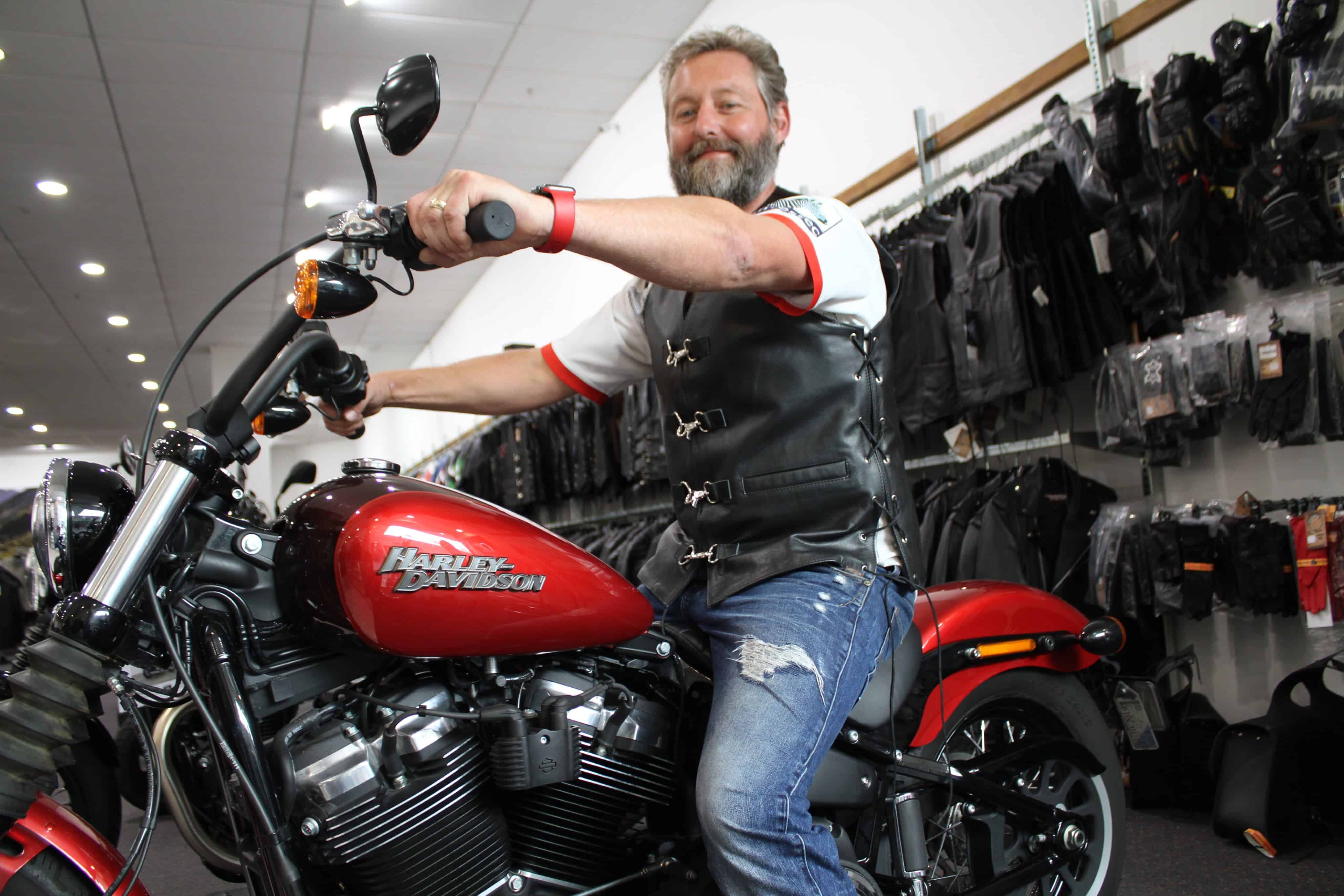 motorcycle leather vest